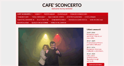 Desktop Screenshot of cafesconcerto.com