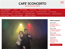 Tablet Screenshot of cafesconcerto.com